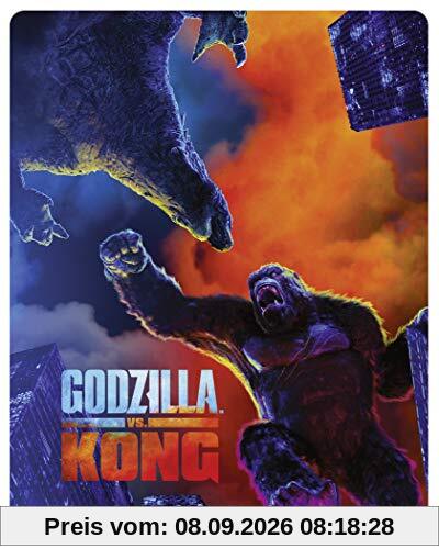Godzilla vs. Kong [Amazon Exclusive Steelbook] [UHD] [2021] [Blu-ray] [Region Free]