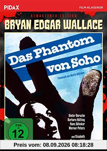 Bryan Edgar Wallace: Das Phantom von Soho - Remastered Edition / Spannender Gruselkrimi mit Starbesetzung + Bonusmaterial (Pidax Film-Klassiker)