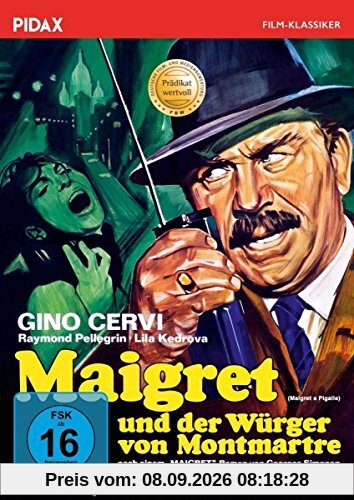 Maigret und der Würger von Montmartre (Maigret a Pigalle) / Packende und mit dem Prädikat WERTVOLL ausgezeichnete Maigret-Verfilmung mit Gino Cervi (Pidax Film-Klassiker)
