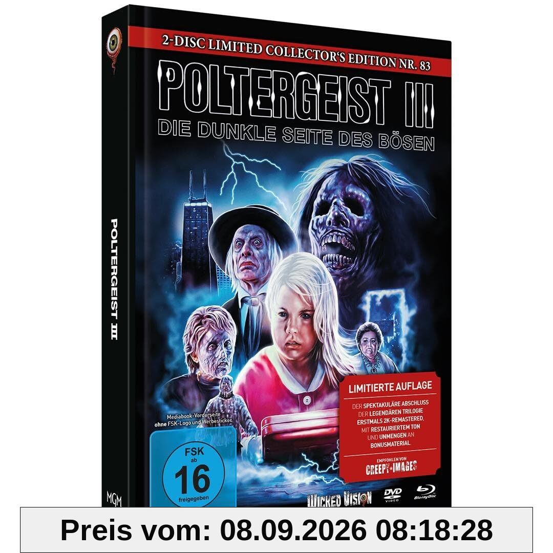 Poltergeist 3 - Die dunkle Seite des Bösen - Mediabook - Cover E - Limited Collector‘s Edition Nr. 83 (Blu-ray & DVD)