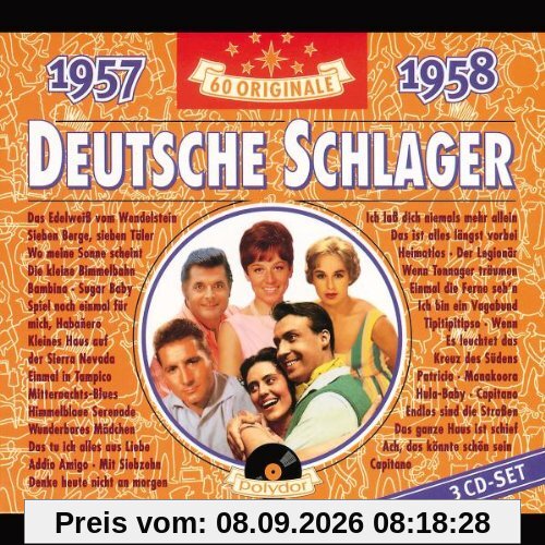Deutsche Schlager 1957-1958 [3er CD-Box 1997] Originalaufnahme mit den Künstlern: Various Artists
