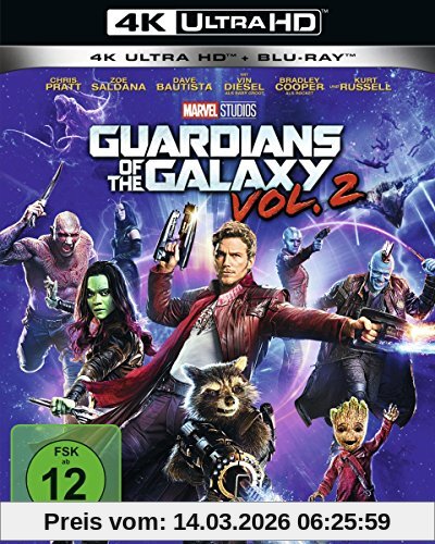 James Gunn Guardians Of The Galaxy Vol. 2 [4K Ultra Hd] [Blu-ray]