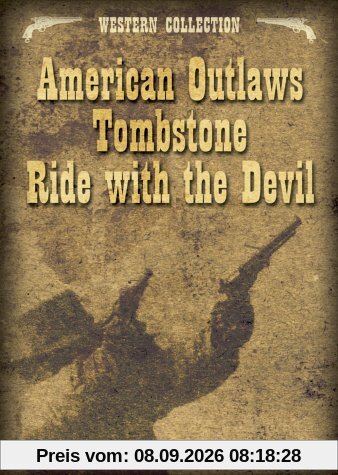 Western Collection (3 DVDs: American Outlaws, Tombstone, Ride With The Devil)