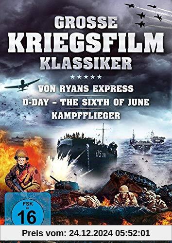 Große Kriegsfilm-Klassiker - Von Ryans Express / D-Day - The Sixth of June / Kampfflieger [3 DVDs]