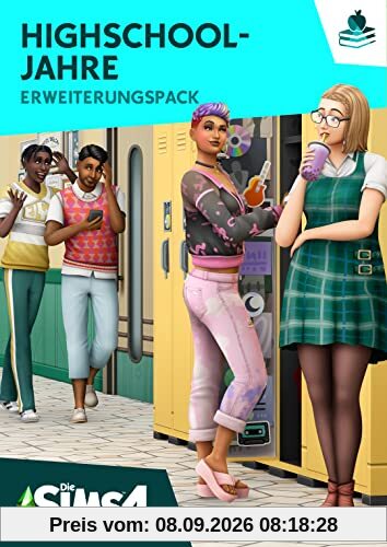 Die Sims 4 Highschool-Jare (EP12)| Erweiterungspack | PC/Mac | VideoGame | Code in der Box | Deutsch