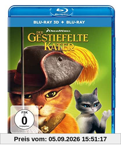 Der Gestiefelte Kater (Blu-Ray 3d+Blu-Ray)