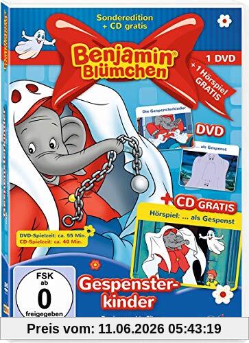 Benjamin Blümchen - Gespensterkinder: DVD: als Gespenst + Die Gespensterkinder. CD: als Gespenst