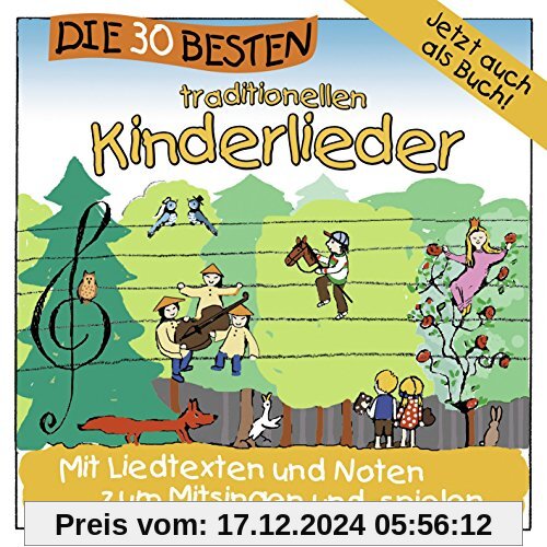 Die 30 besten traditionellen Kinderlieder - mit Liedtexten und Noten