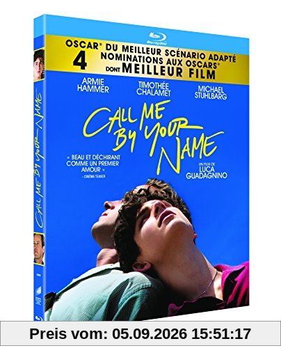 Call me by your name [Blu-ray] [FR Import]
