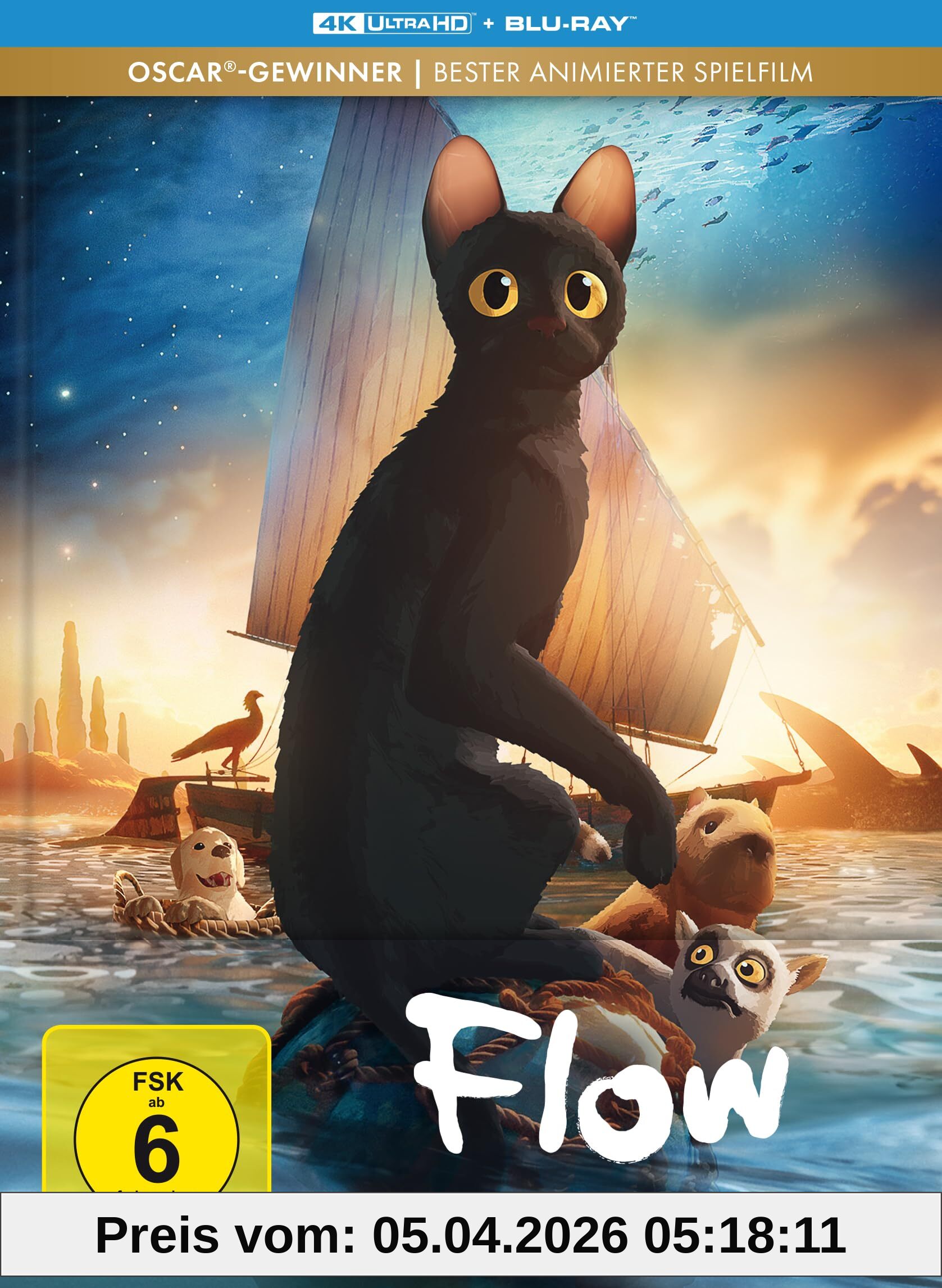Flow - Limitiertes Mediabook (4K Ultra HD + Blu-ray)
