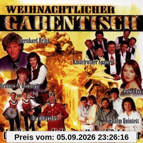 Weihnachtlicher Gabentisch