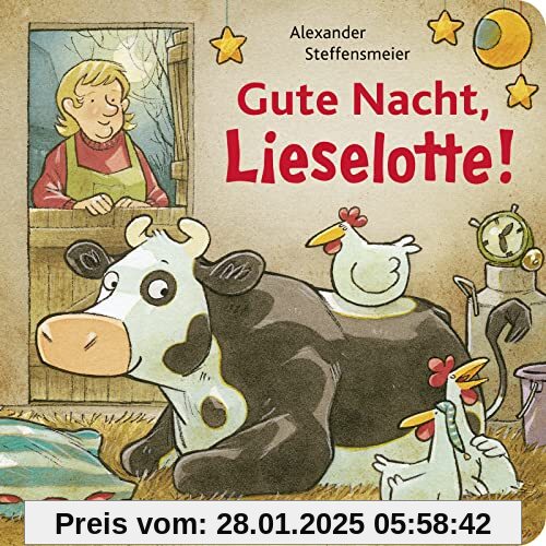 Gute Nacht, Lieselotte!: Einschlafen mit der Kuh Lieselotte - Gutenachtgeschichte in kleinen Reimen für Kinder ab 2 Jahr