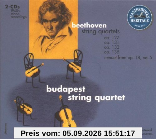 Masterworks Heritage - Beethoven (Streichquartette Vol. 2)
