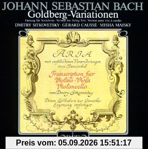 Bach: Goldberg Variationen Sitkovetzk