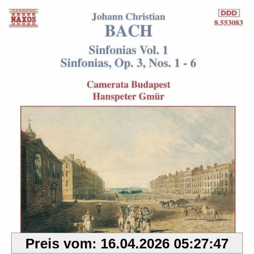 Bach: Sinfonien 1-6 Gmuer Vol 1