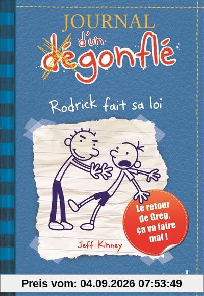 Journal d'un dégonflé. Vol. 2. Rodrick fait sa loi