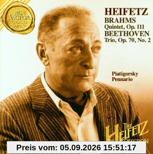 The Heifetz Collection Vol. 28 - Brahms: Quintett Op.111 / Beethoven: Trio Op.70 No.2