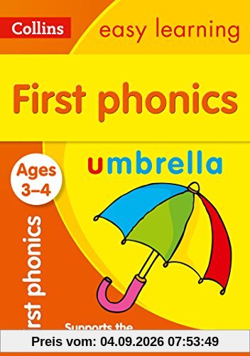 First Phonics: Ages 3-4 (Collins Easy Learning Preschool)