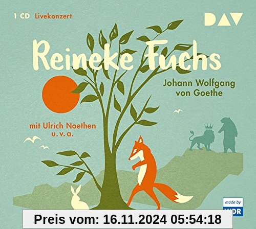 Reineke Fuchs: Livekonzert mit Ulrich Noethen, der WDR Big Band u.v.a. (1 CD)