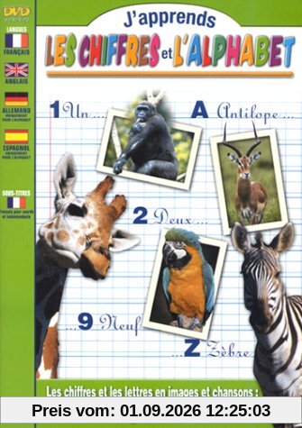 J'apprends les chiffres et l'alphabet