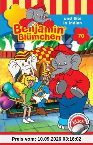 Benjamin Bluemchen - Folge 70: Benjamin und Bibi In Indien [Musikkassette] [Musikkassette]