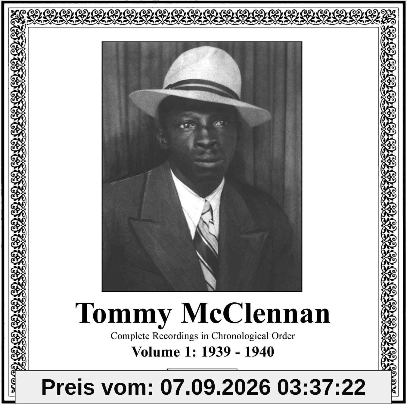 Tommy Mcclennan Vol.1 Whiskey
