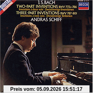 Bach: Two-part und Three-part Inventions