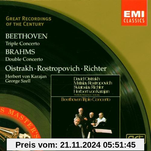 Great Recordings Of The Century - Beethoven / Brahms (Tripelkonzert / Doppelkonzert)