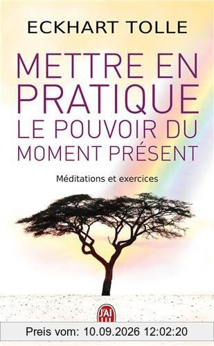 Mettre en pratique le pouvoir du moment présent : enseignements essentiels, méditations et exercices pour jouir d'une vie libérée