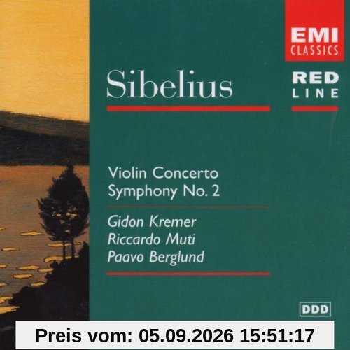 Sibelius: Violinkonzert + 2. Sinfonie