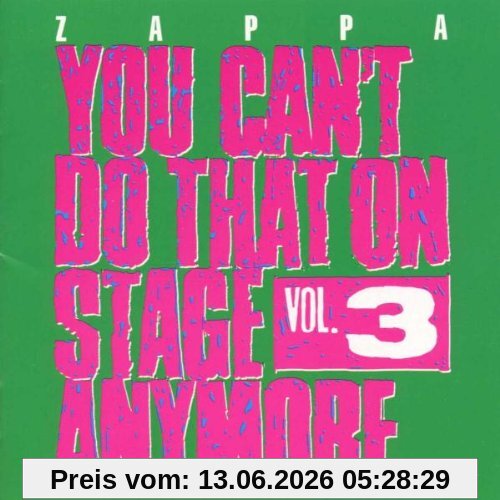 Frank Zappa You Can't Do That On Stage Anymore Vol.3