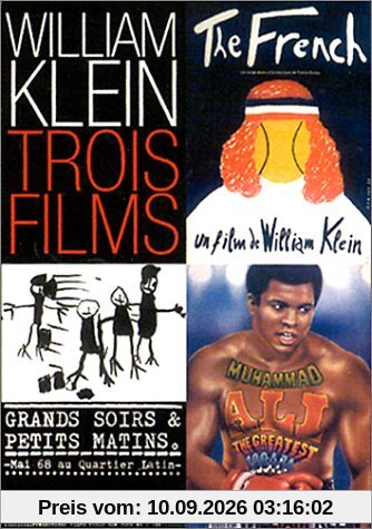 Coffret William Klein 3 DVD : Muhammad Ali the Greatest / Grands soirs et petits Matins / The French