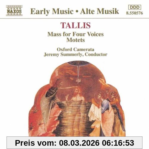 Jeremy Summerly Tallis, Messe Zu Vier Stimmen