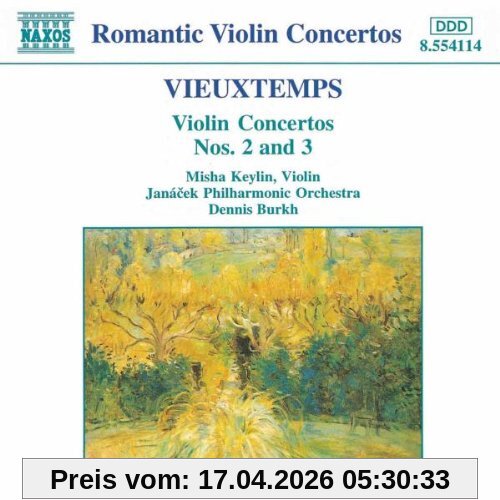 Keylin Vieuxtemps Violinkonzert 2 Und 3 Burk