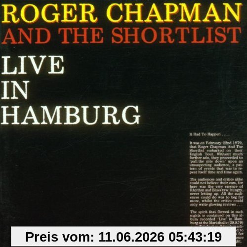 Chapman, Roger & the Shortlist Live In Hamburg