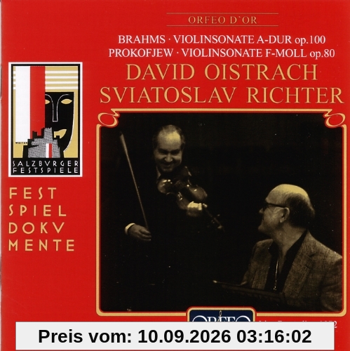 Salzburger Festspiele (5. Solistenkonzert 20.08.1972)