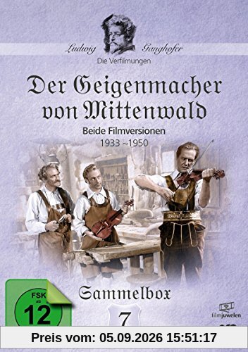 Der Geigenmacher von Mittenwald - Die Ganghofer Verfilmungen (Filmjuwelen) [2 DVDs]