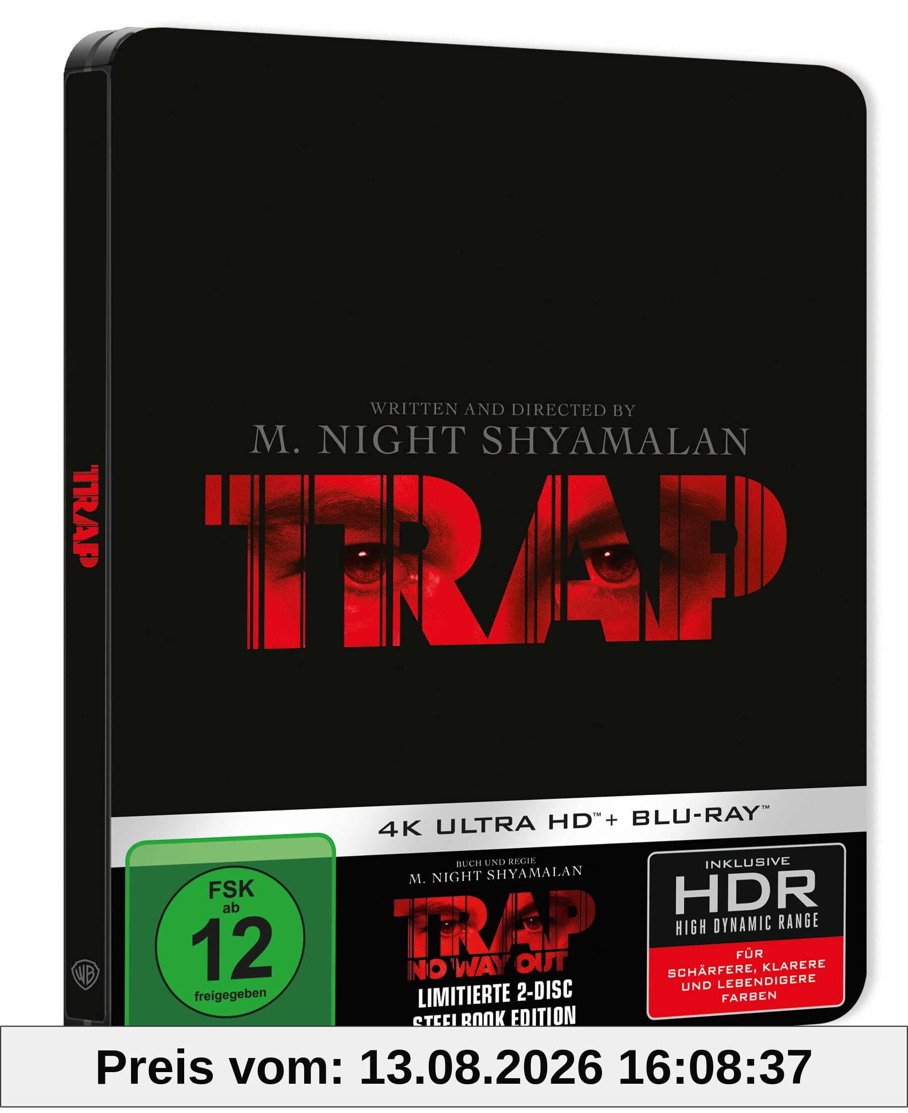 Trap: No Way Out - Limited Steelbook (4K UHD + Blu-ray)