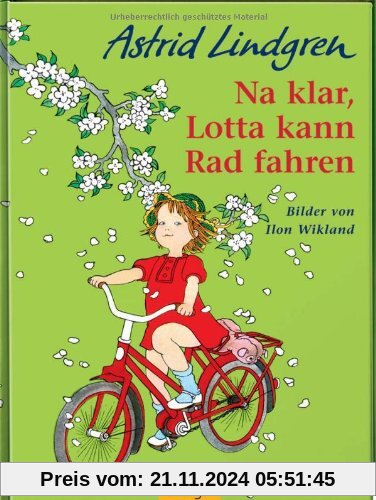 Na klar, Lotta kann radfahren!