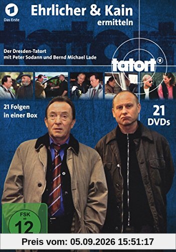 Tatort Dresden - Ehrlicher & Kain ermitteln [21 DVDs]