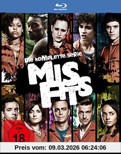 unbekannt Misfits - Die Komplette Serie [Blu-ray]