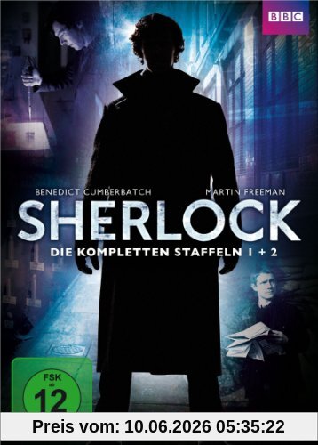 Sherlock - Die kompletten Staffeln 1 + 2 [4 DVDs]
