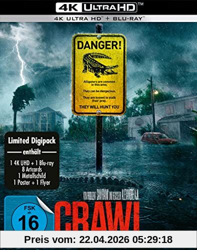 Crawl - 4K Ultra HD Blu-ray + Blu-ray / Limited Digipack (4K Ultra HD)