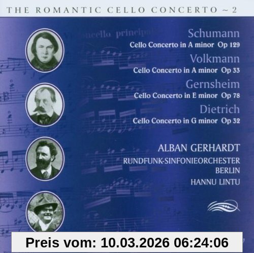 Alban Gerhardt Volkmann / Gernsheim / Dietrich / Schumann, Das Romantische Cellokonzert Vol.2