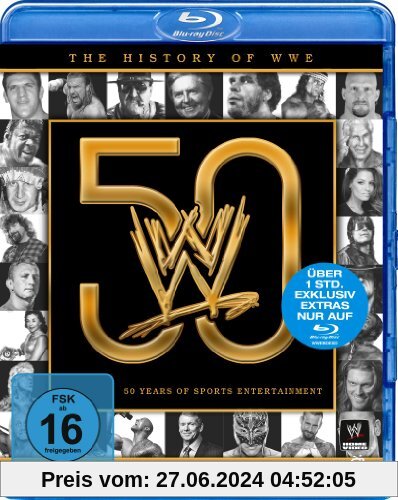 The History of WWE - 50 Years of Sports Entertainment [Blu-ray]
