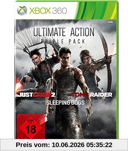 Ultimate Action Triple Pack - Tomb Raider, Just Cause 2, Sleeping Dogs