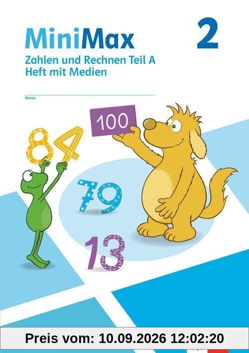 MiniMax 2. Zahlen und Rechnen Teil A - Verbrauchsmaterial mit Medien Klasse 2