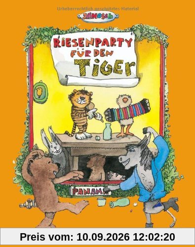 Riesenparty für den Tiger: Die Geschichte, wie der kleine Tiger einmal Geburtstag hatte