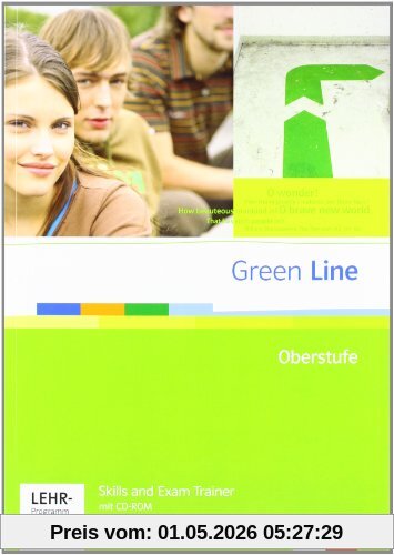 Green Line Oberstufe. Exam trainer mit CD-ROM. Klasse 11/12 (G8) ; Klasse 12/13 (G9). Ausgabe für Nordrhein-Westfalen