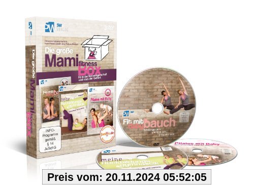 Die große Mami-Fitness-Box - Fit in der Schwangerschaft & nach der Geburt (3 DVDs: Fit mit Babybauch, Meine Rückbildungs